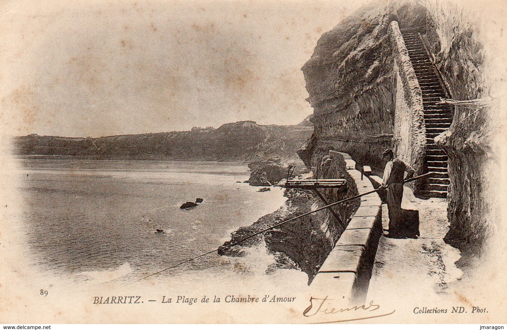 ANGLET - Biarritz - La Plage De La Chambre D'Amour - ND 89 - Précurseur, écrite 1903 - Tbe - Anglet