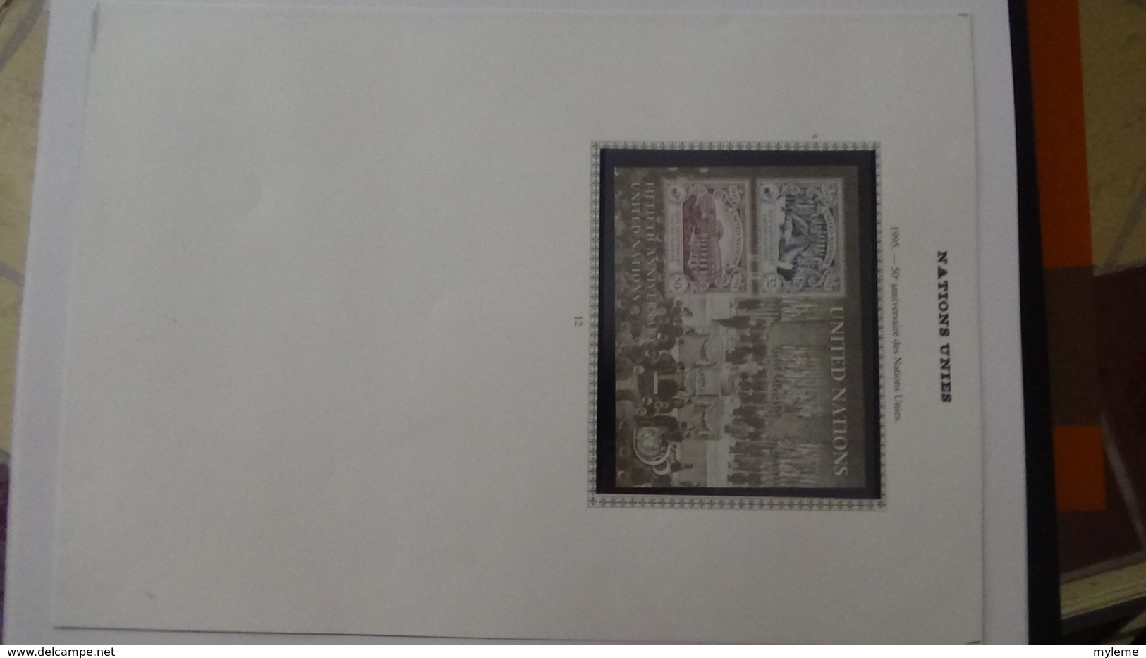 Timbres et blocs ** des Nations Unies. PORT 13.35 EUROS OFFERTS Voir commentaires