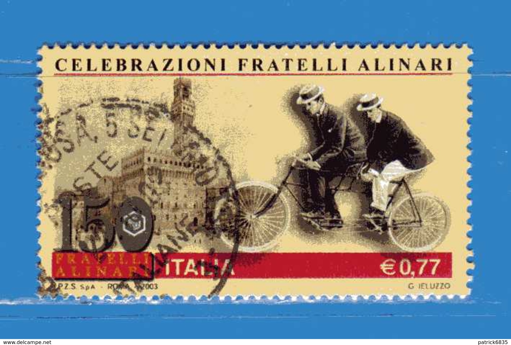 Italia °- Anno 2003 - FRATELLI ALINARI . USATO. Unif 2706.  Vedi Descrizione - 2001-10: Used