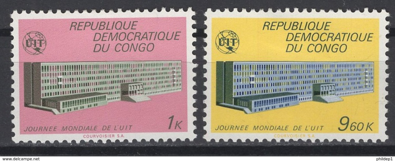 1970. République Démocratique Du Congo. COB N° 725/26 *, MH - Neufs