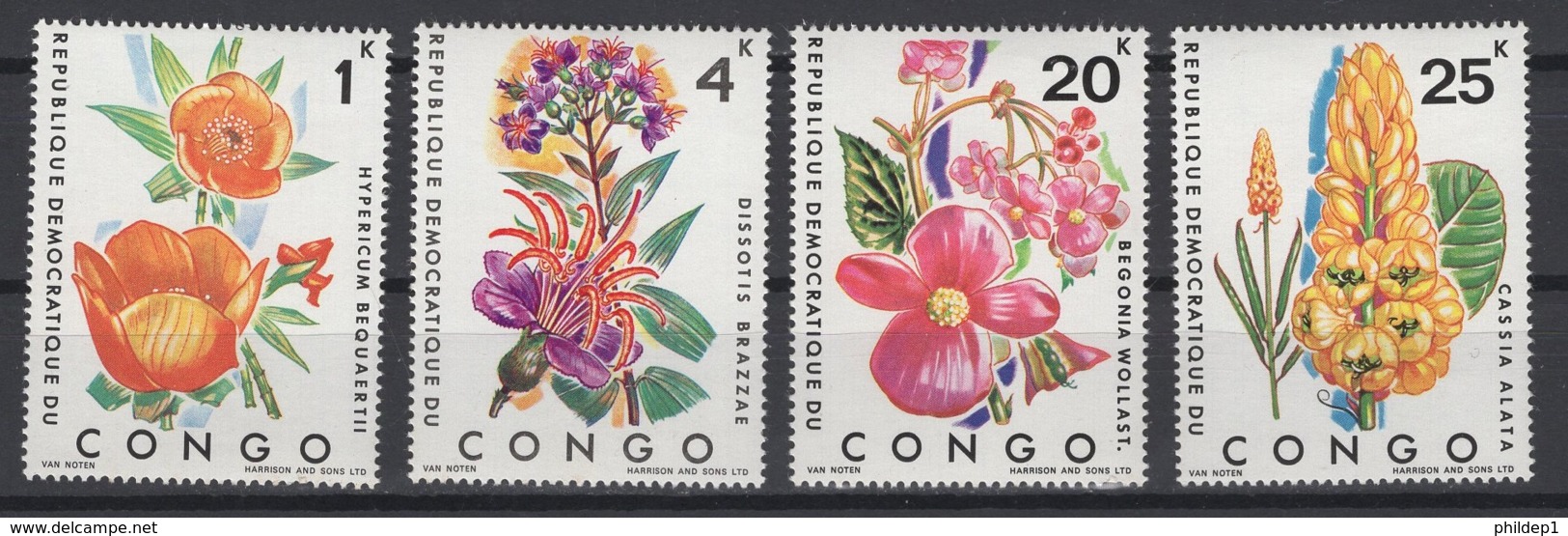 1971. République Démocratique Du Congo. COB N° 778/81 *, MH - Neufs