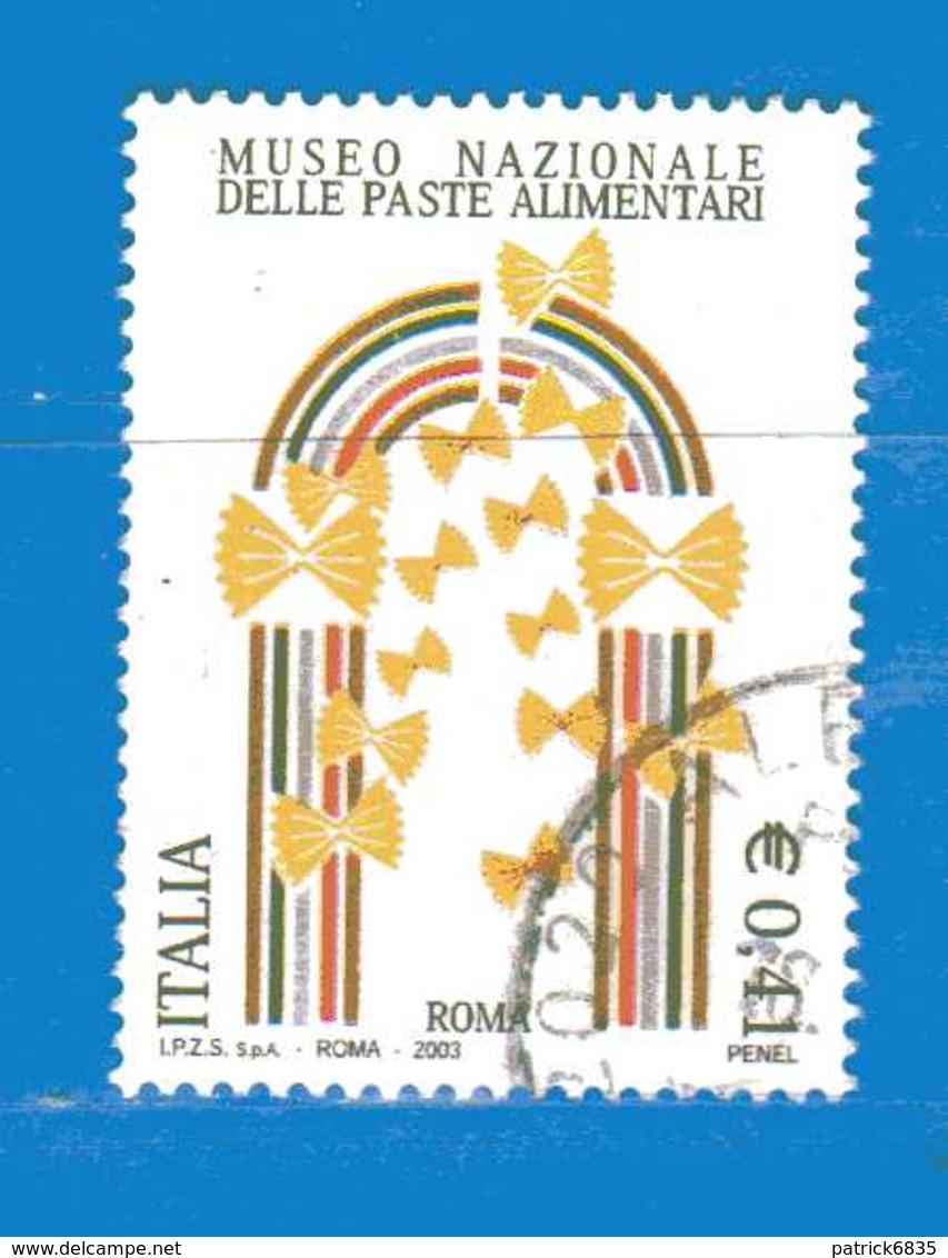 Italia °- Anno 2003 - PASTE ALIMENTARI.  USATO. Unif 2722.  Vedi Descrizione - 2001-10: Used