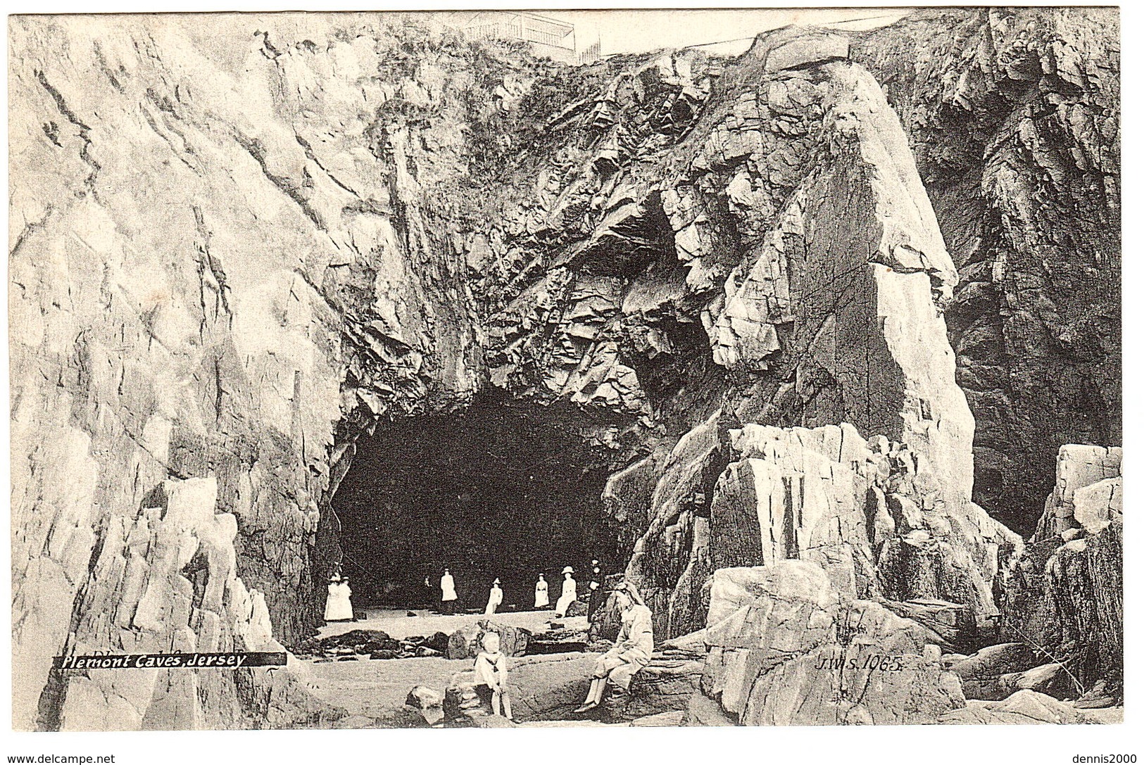 JERSEY - Piemont Caves - Ed. J. Welch & Sons, Portsmouth, N° 1065 - Autres & Non Classés