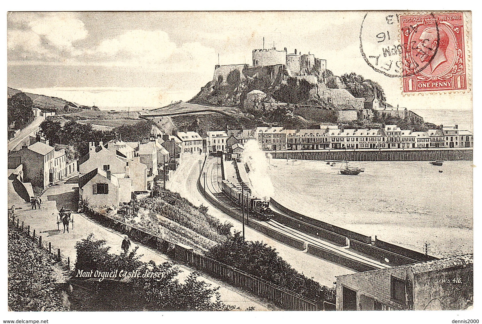 JERSEY - Mont Orgueil Castle, Jersey - Ed. J. Welch & Sons, Portsmouth, N° 416 - Autres & Non Classés