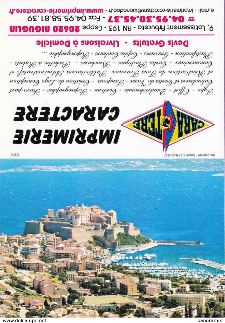 Calendrier °° 2007 - Imprimerie 20 - Port De Calvi - 7x10 - Petit Format : 2001-...