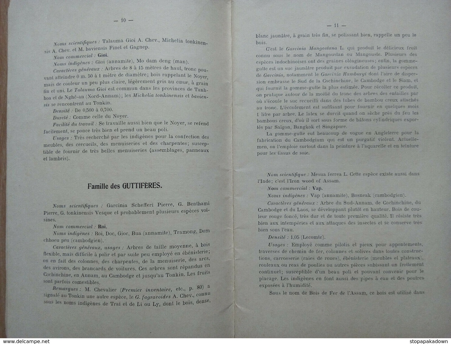 NOTES SUR LES BOIS DE L'INDOCHINE Par A. BERTIN, 1924 - 1901-1940