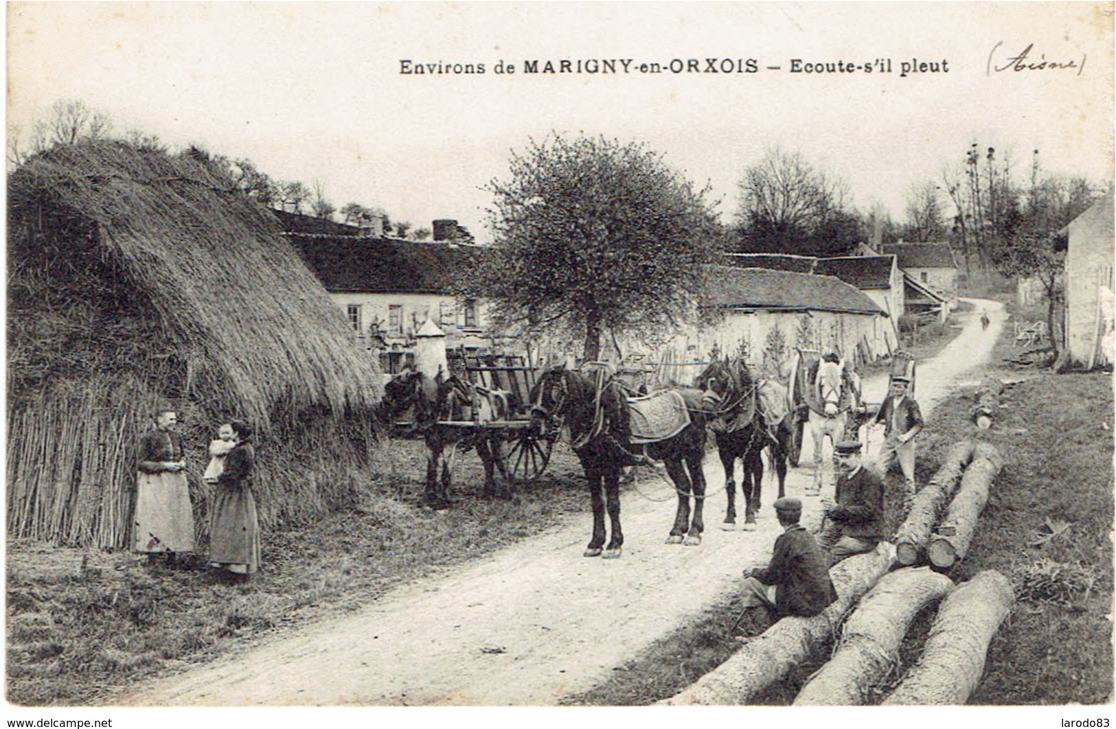 02 MARIGNY En ORXOIS,  Environs, "écoute S'il Pleut" - Autres & Non Classés