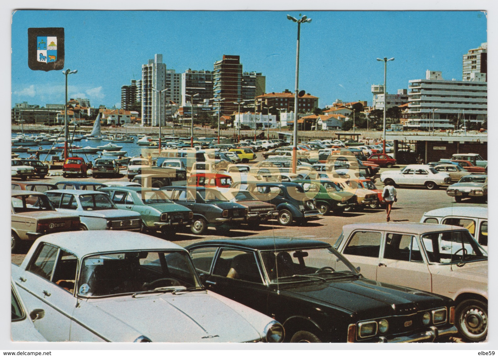 Uruguay, Punta Del Este, Puerto, Estacionamiento  Coches, Escrita - Uruguay