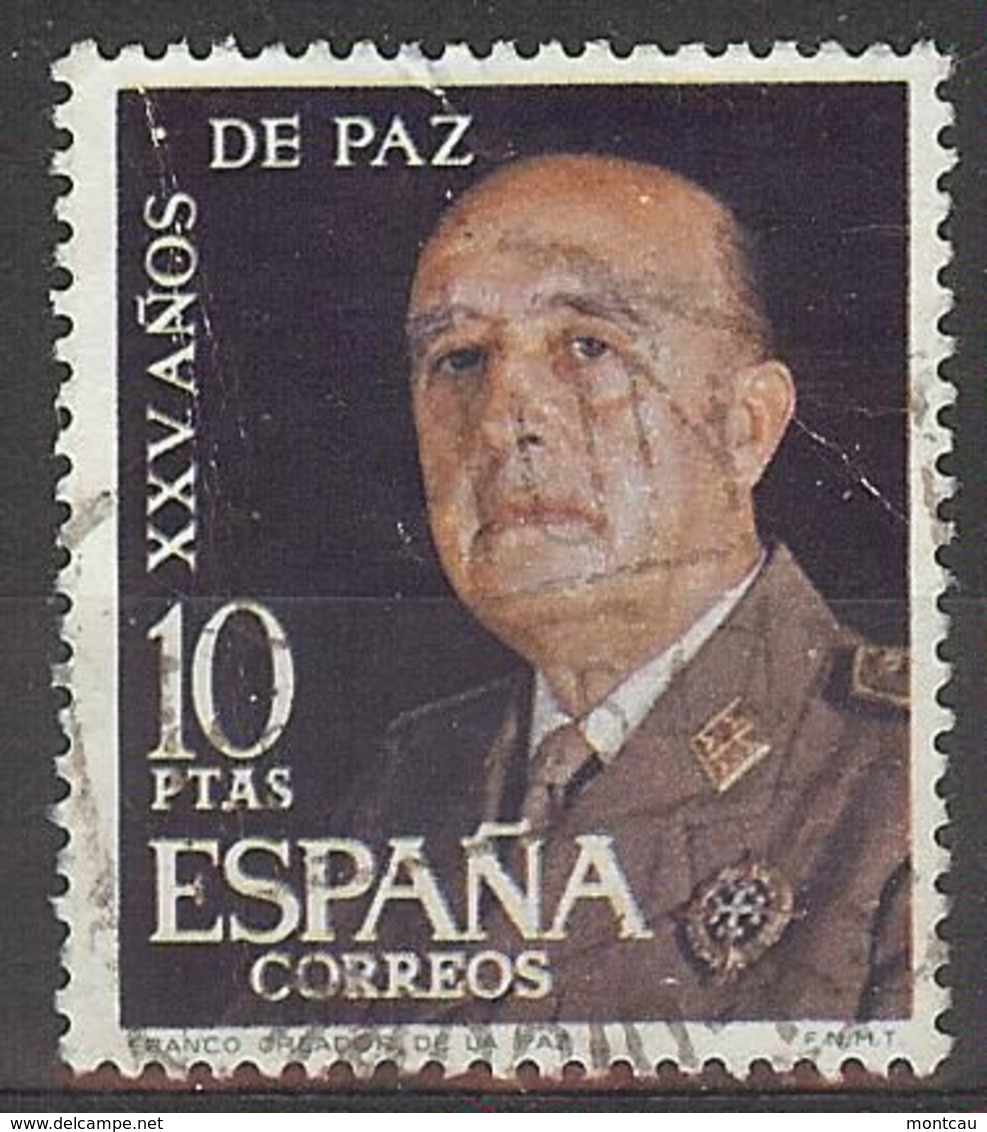 Espaï¿½a-Spain. XXV Aï¿½os De Paz (o) - Ed 1589, Yv=1238, Sc=1241, Mi=1468 - Usados