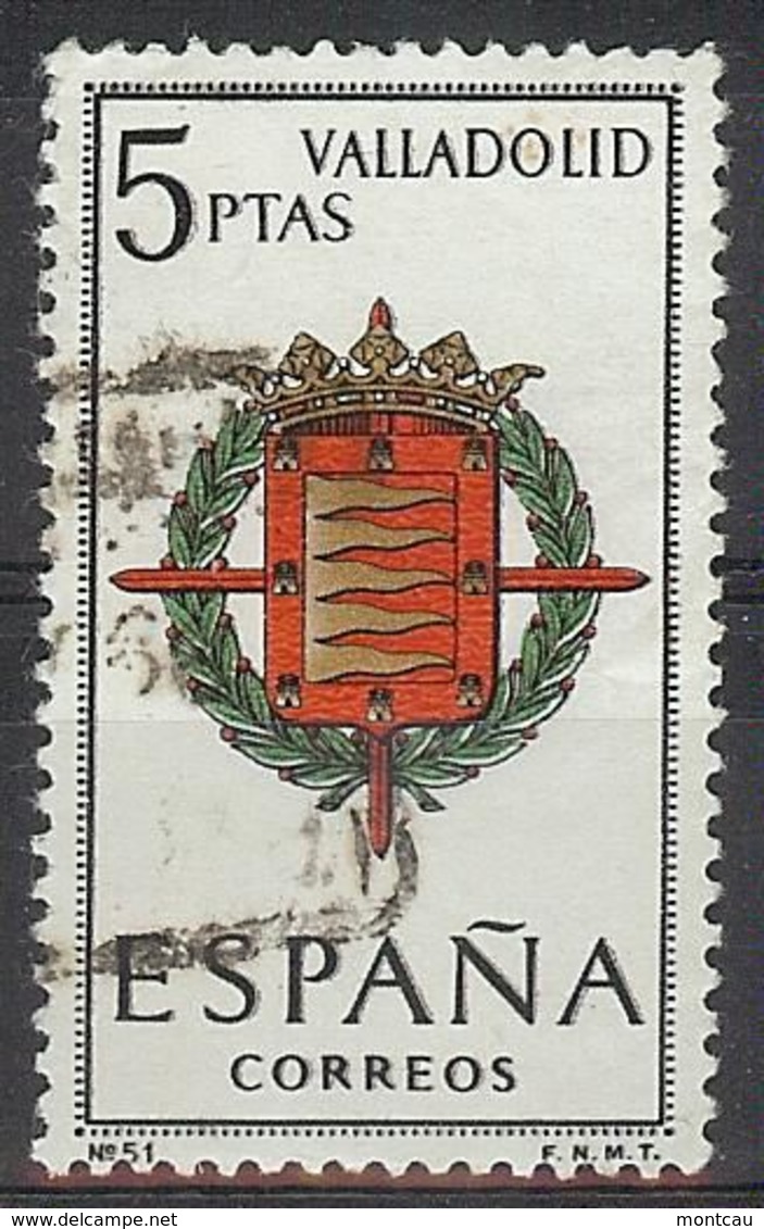 Espaï¿½a-Spain. Valladolid (o) - Ed 1698, Yv=1094A - Usados