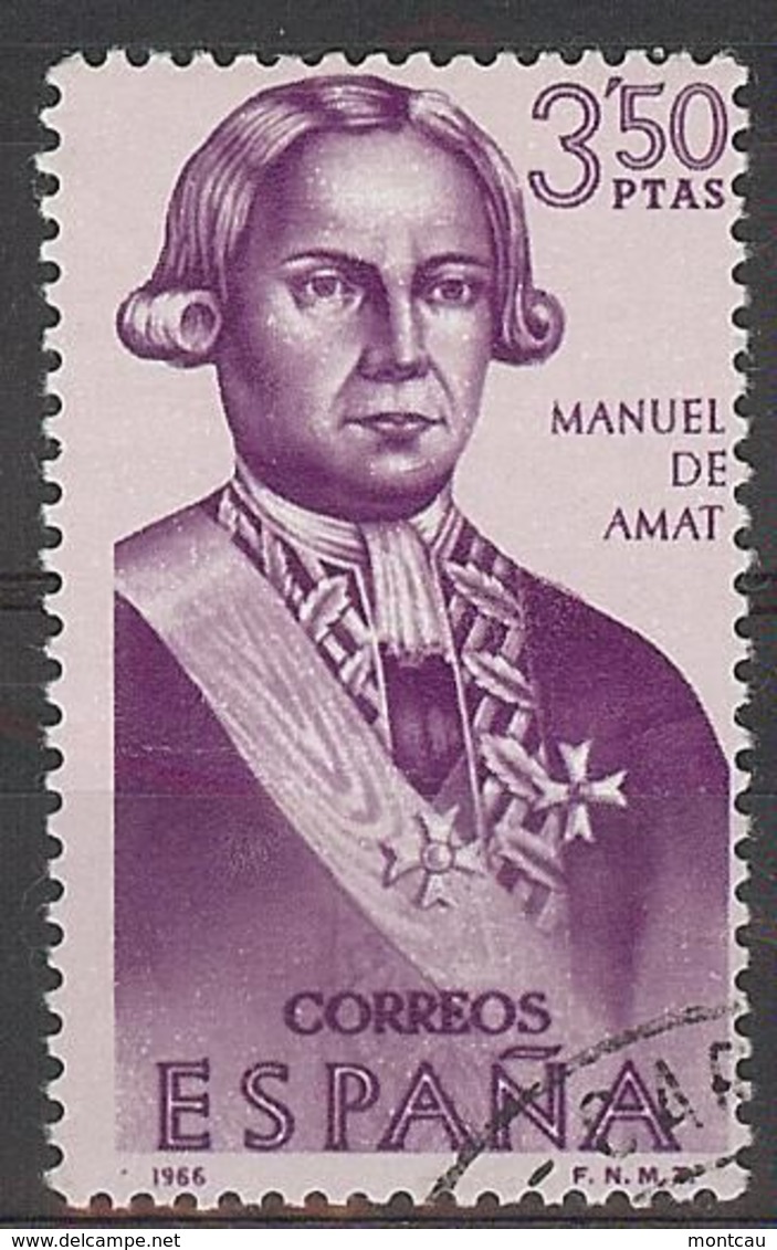 Espaï¿½a-Spain. Manuel De Amat I Jun (o) - Ed 1756, Yv=1383, Sc=1411, Mi=1651 - Usados