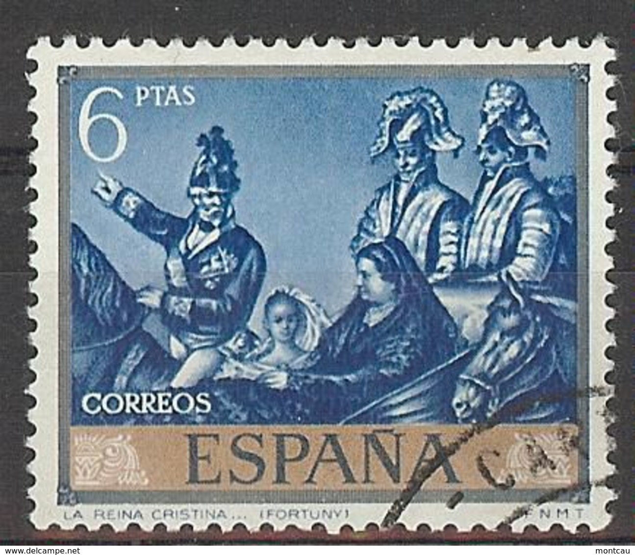 Espaï¿½a-Spain. Mariano Fortuny (o) - Ed 1863, Yv=1521, Sc=1516, Mi=1749 - Usados