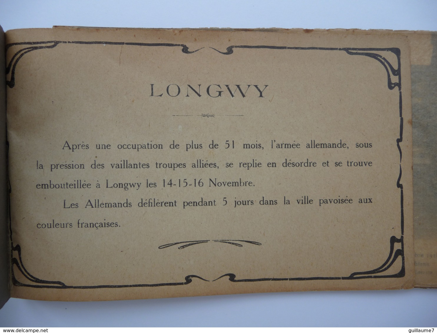 CPA - Longwy - La Débacle - Au Souvenir Lorrain - Carnet Incomplet - Départ Des Boches, Des Autrichiens -1918 - Longwy