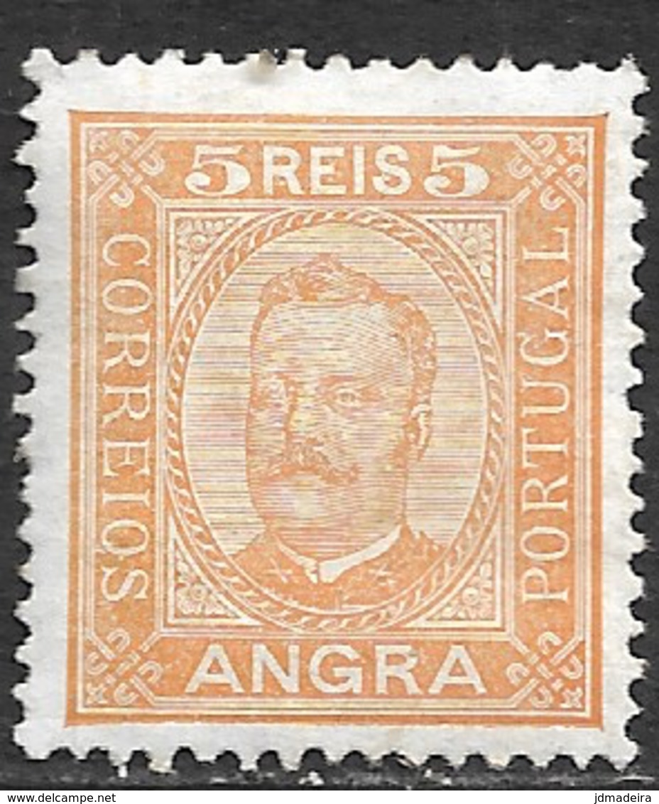 Angra – 1892 King Carlos 5 Réis - Angra