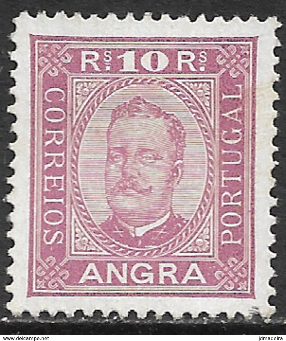 Angra – 1892 King Carlos 10 Réis - Angra