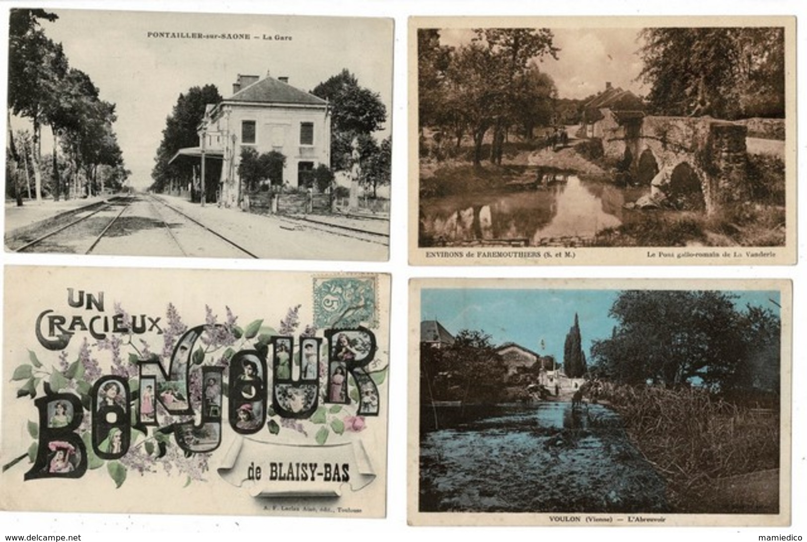 100 CP. Cartes Diverses Dans Un état Très Correct, Ont Souvent Voyagé. Prix De Départ 5 Euros.Toutes Scannées. Lot N° 41 - 100 - 499 Postales