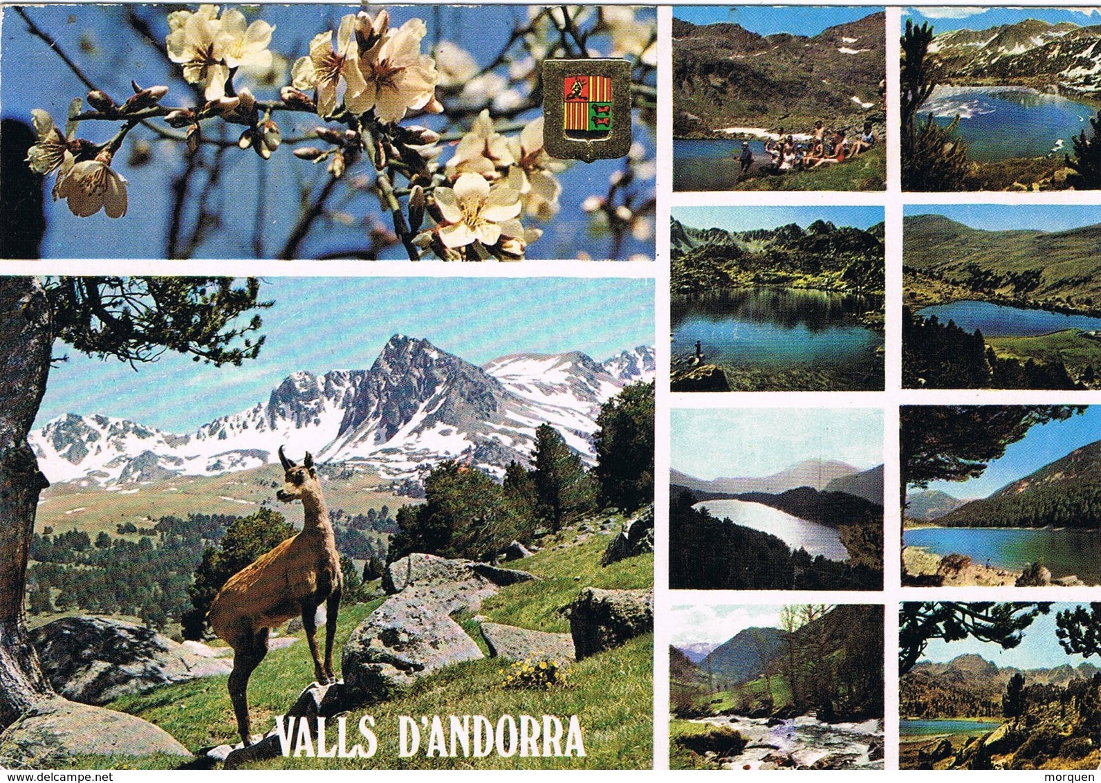 33201. Postal ESCALDES ENGORDANY (Andorra) 1976. Vistas Varias - Brieven En Documenten