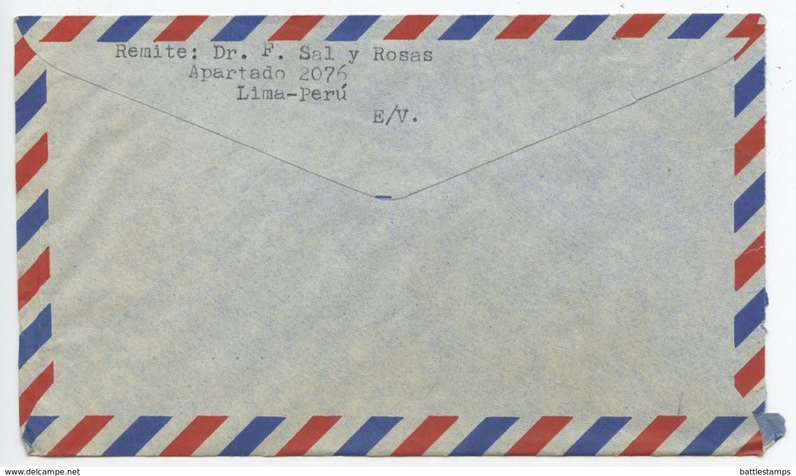 Peru 1957 Airmail Cover Lima To Ann Arbor Michigan, Scott C117 Airport - Peru