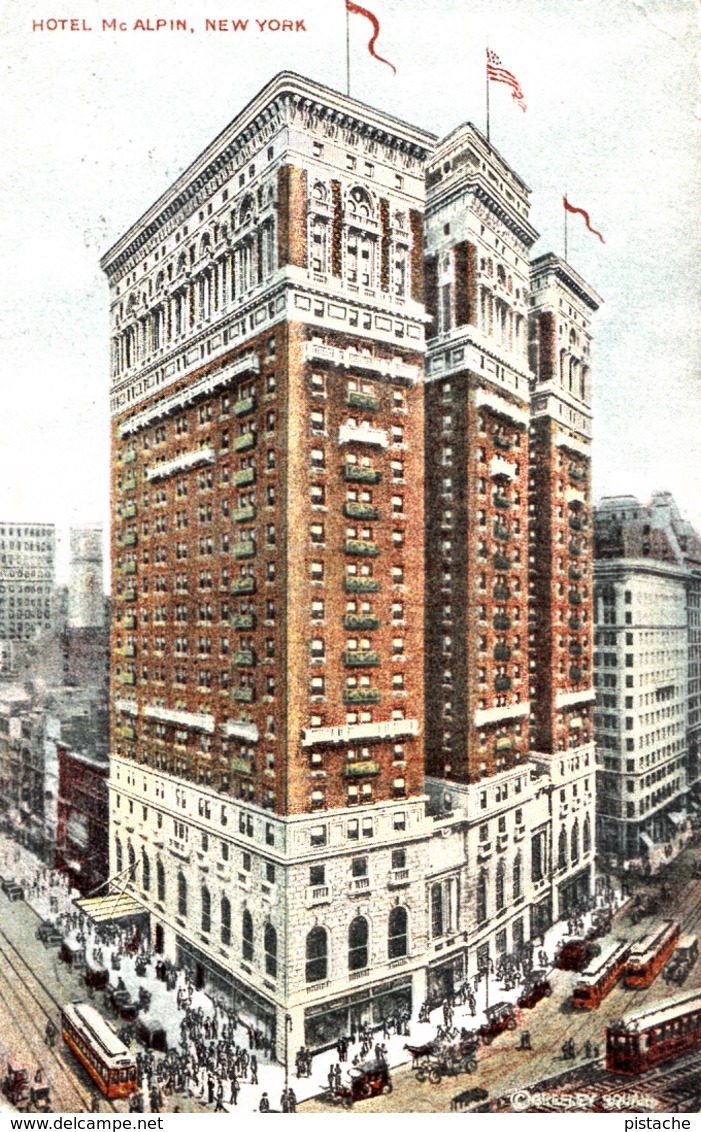 New York City - McAlpin Hotel - Between 33rd And 34th Streets - Canceled In 1915 And Stamp - 2 Scans - Other & Unclassified