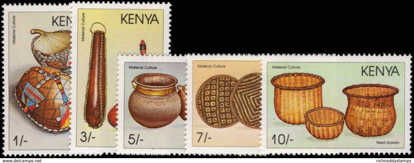 Kenya 1988 Kenyan Material Culture Unmounted Mint. - Kenya (1963-...)