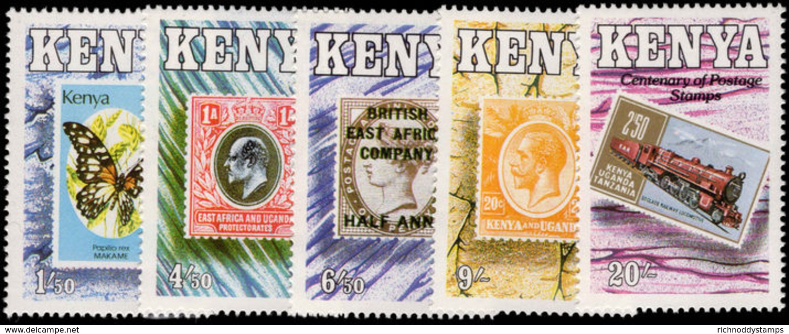 Kenya 1990 Stamp Centenary Unmounted Mint. - Kenya (1963-...)