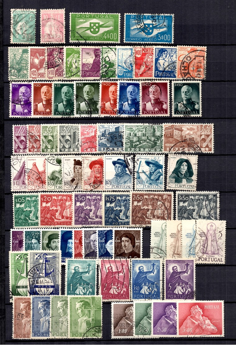 Portugal Belle Collection D'oblitérés 1923/1957. Bonnes Valeurs. B/TB. A Saisir! - Sammlungen