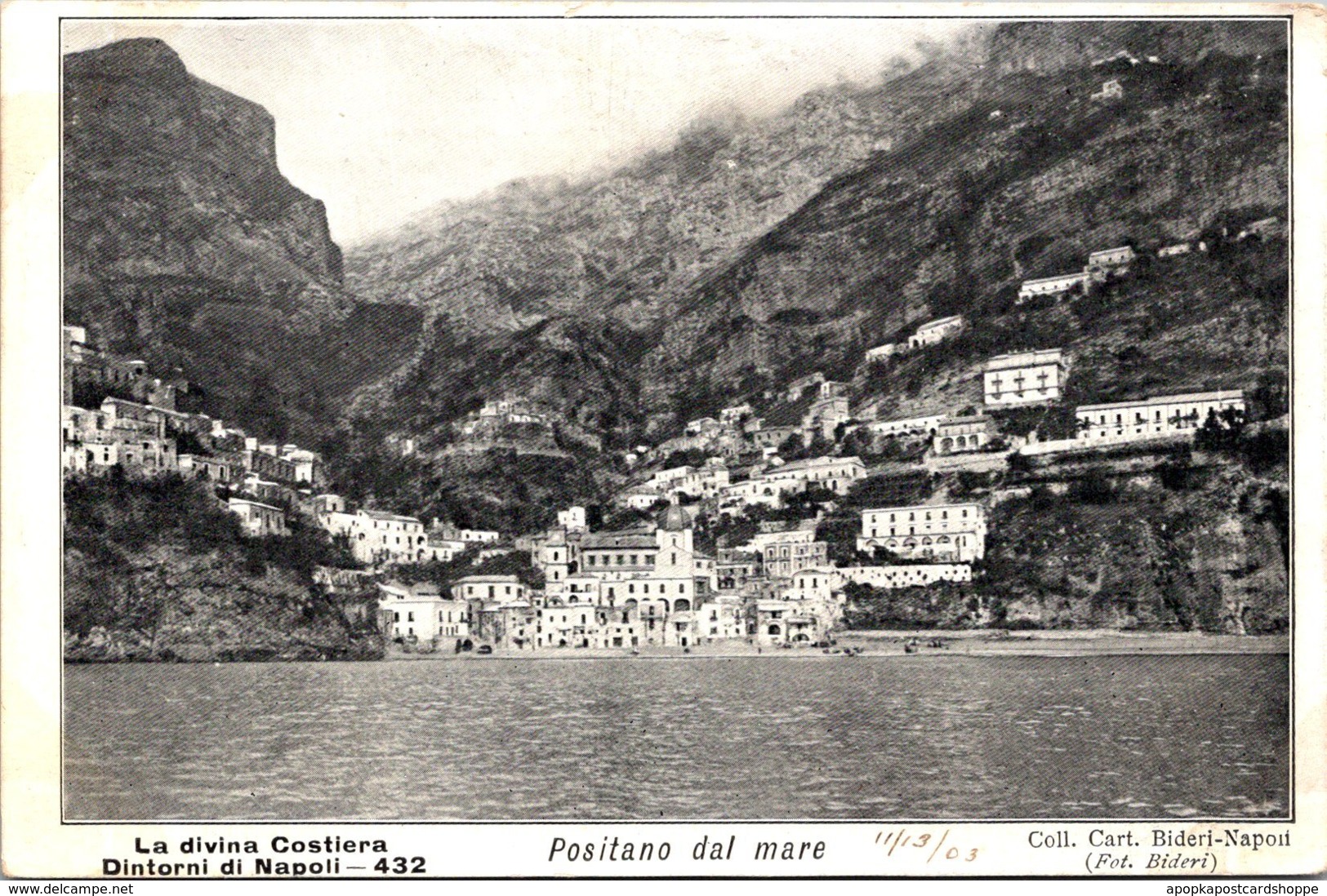 Italy Positano Dal Mare - Other & Unclassified