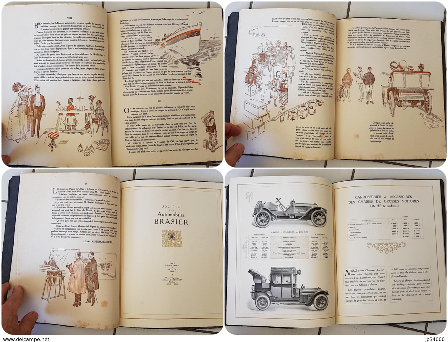 CATALOGUE BRASIER "Il était une fois une Automobile", texte Henry Kistemaeckers.