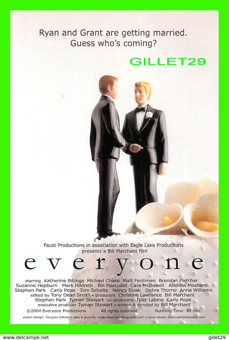 AFFICHE DE FILM - " EVERYONE " A BILL MARCHANT FILM, PARISIEN No 1 - FAUST PRODUCTIONS INC - - Affiches Sur Carte