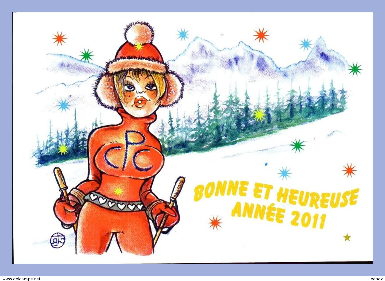 CPM Illustrateur - Géo Thiercy - Bonne Et Heureuse Année 2011 - Other & Unclassified