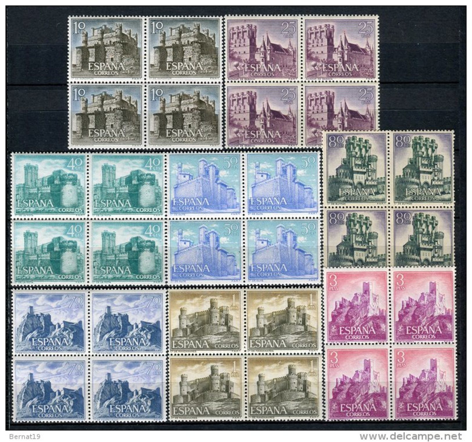 España 1966. Edifil 1738-45 X 4 ** MNH. - Nuevos