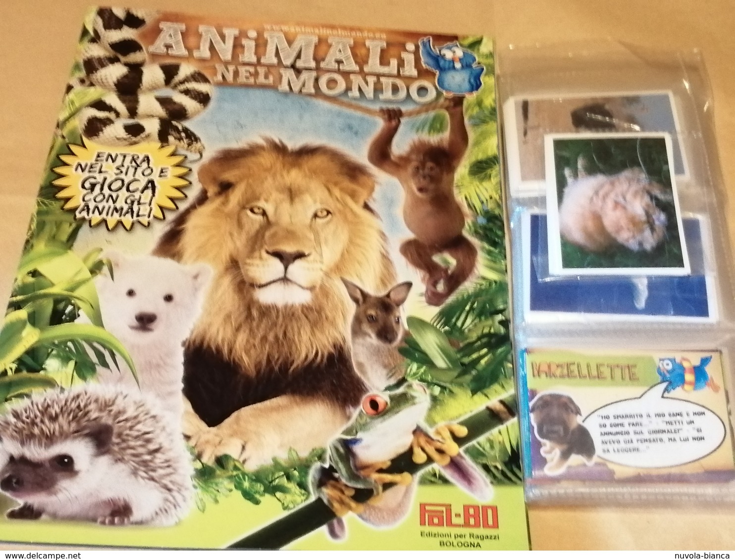 Animali Nel Mondo Album Vuoto+set Completo Figurine Fol Bo 2014 - Altri & Non Classificati