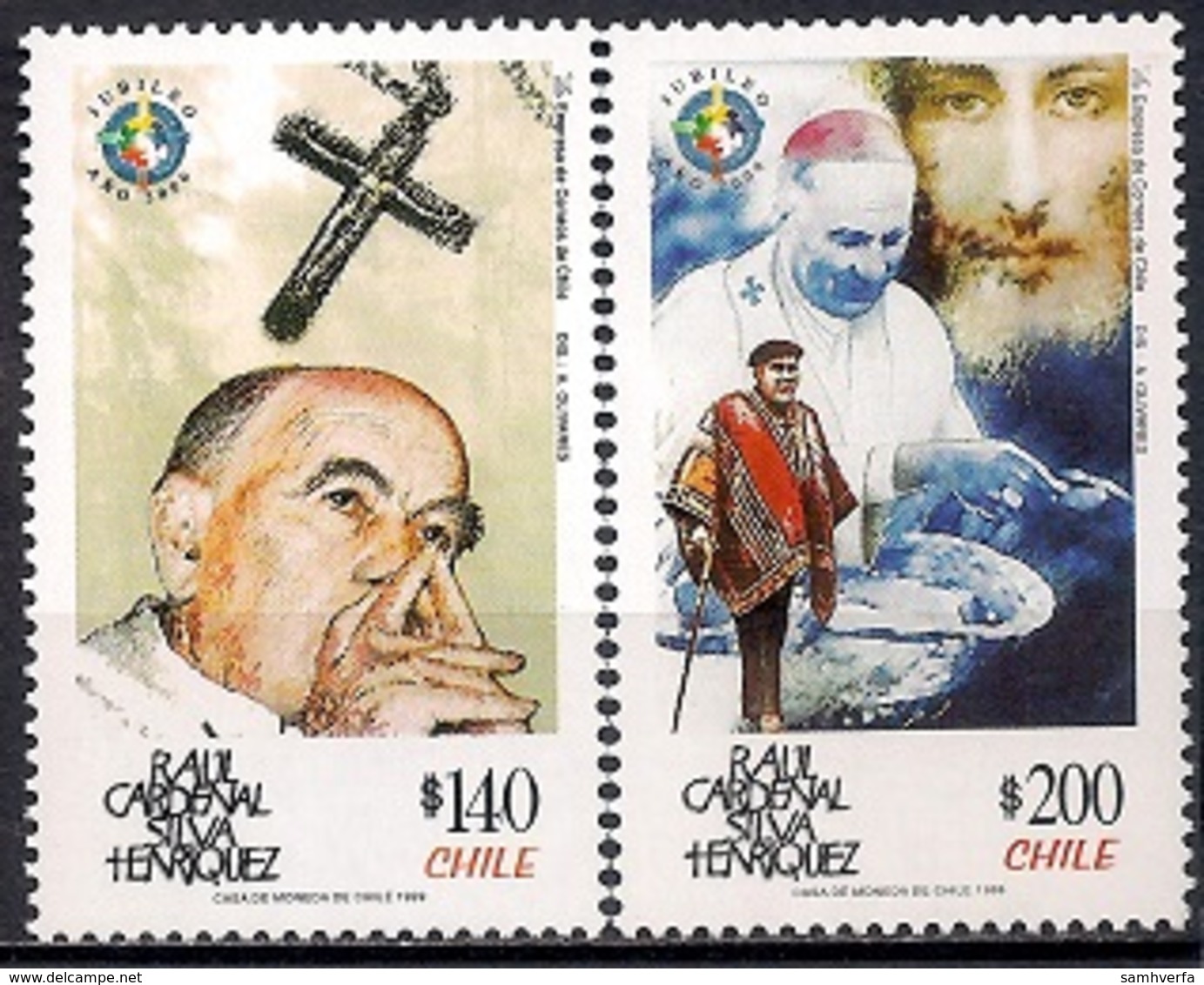 Chile 1999 - MINT - The Death Of Cardinal Raul Silva Henrique - Chile