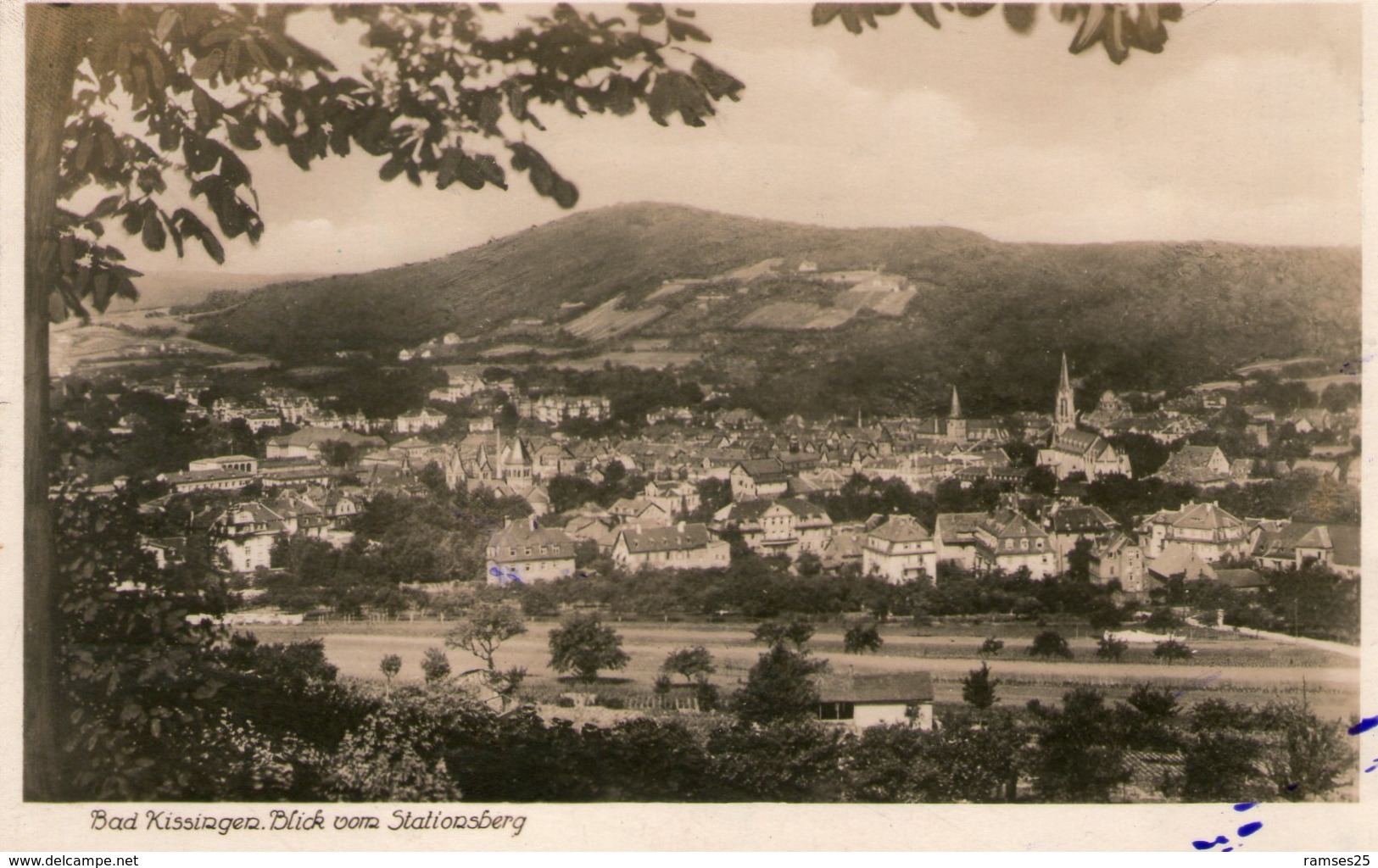 (111)  CPA Bad Kissingen  Blick Vom Stationsberg - Bad Kissingen