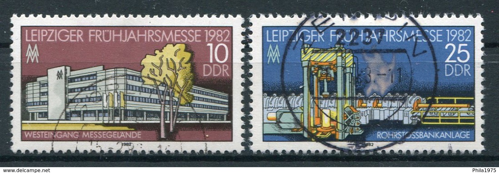 DDR Michel-Nr. 2683-2684 Gestempelt Tagesstempel - Gebraucht