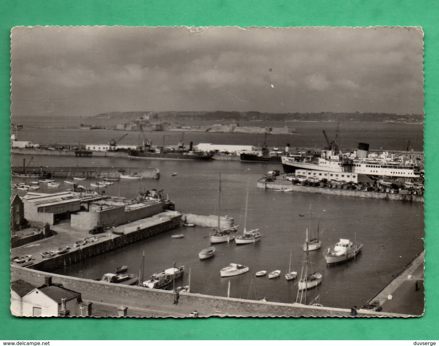 Jersey Saint Helier Vue Aerienne ( Format 10,5cm X 14,8cm ) - Autres & Non Classés