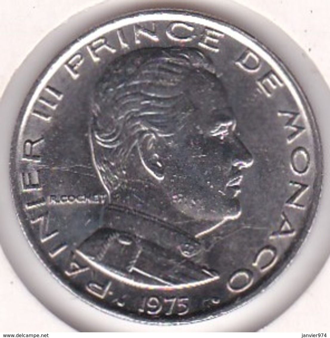 MONACO. 1 FRANC 1975 RAINIER III - 1960-2001 Nouveaux Francs