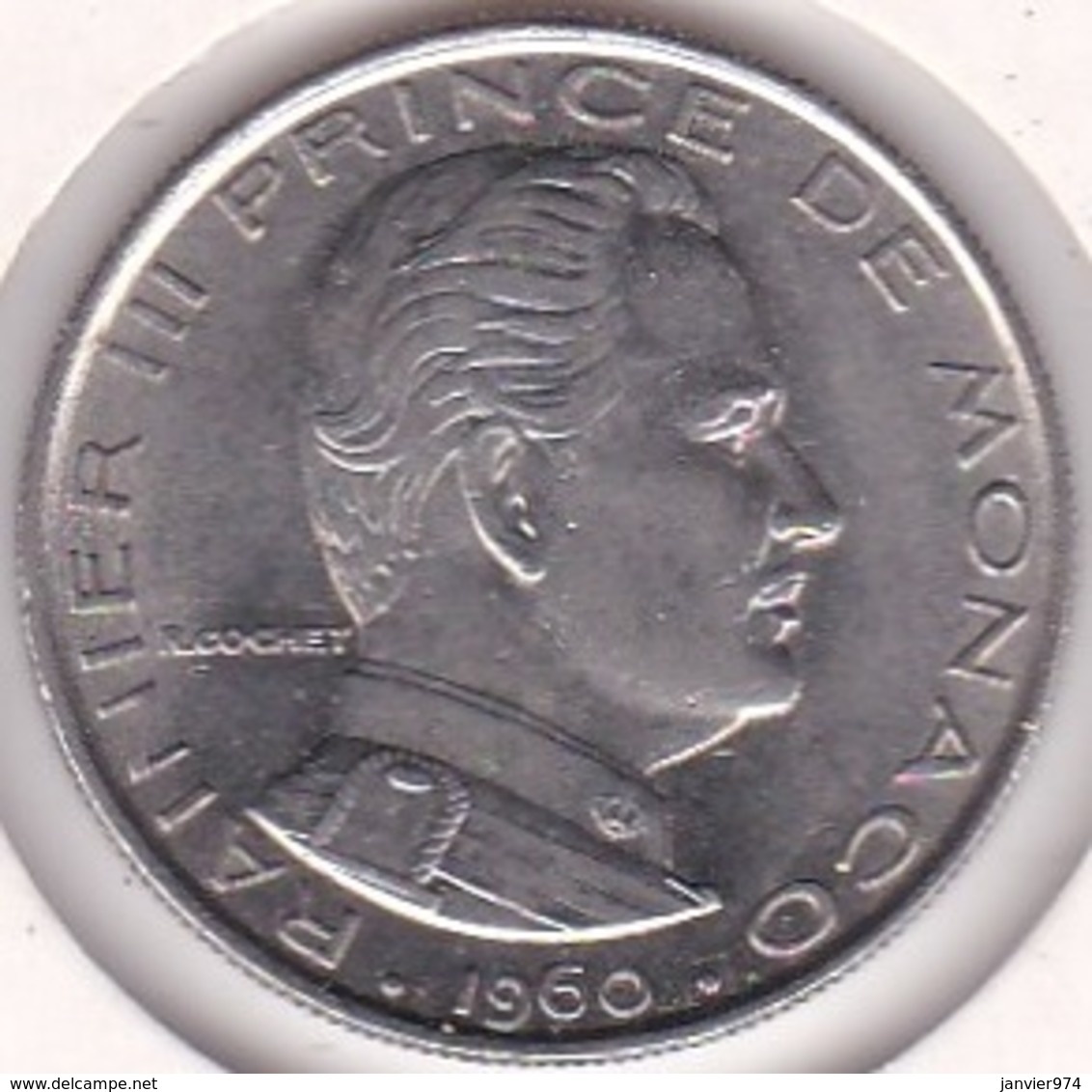 MONACO. 1 FRANC 1960 RAINIER III - 1960-2001 New Francs