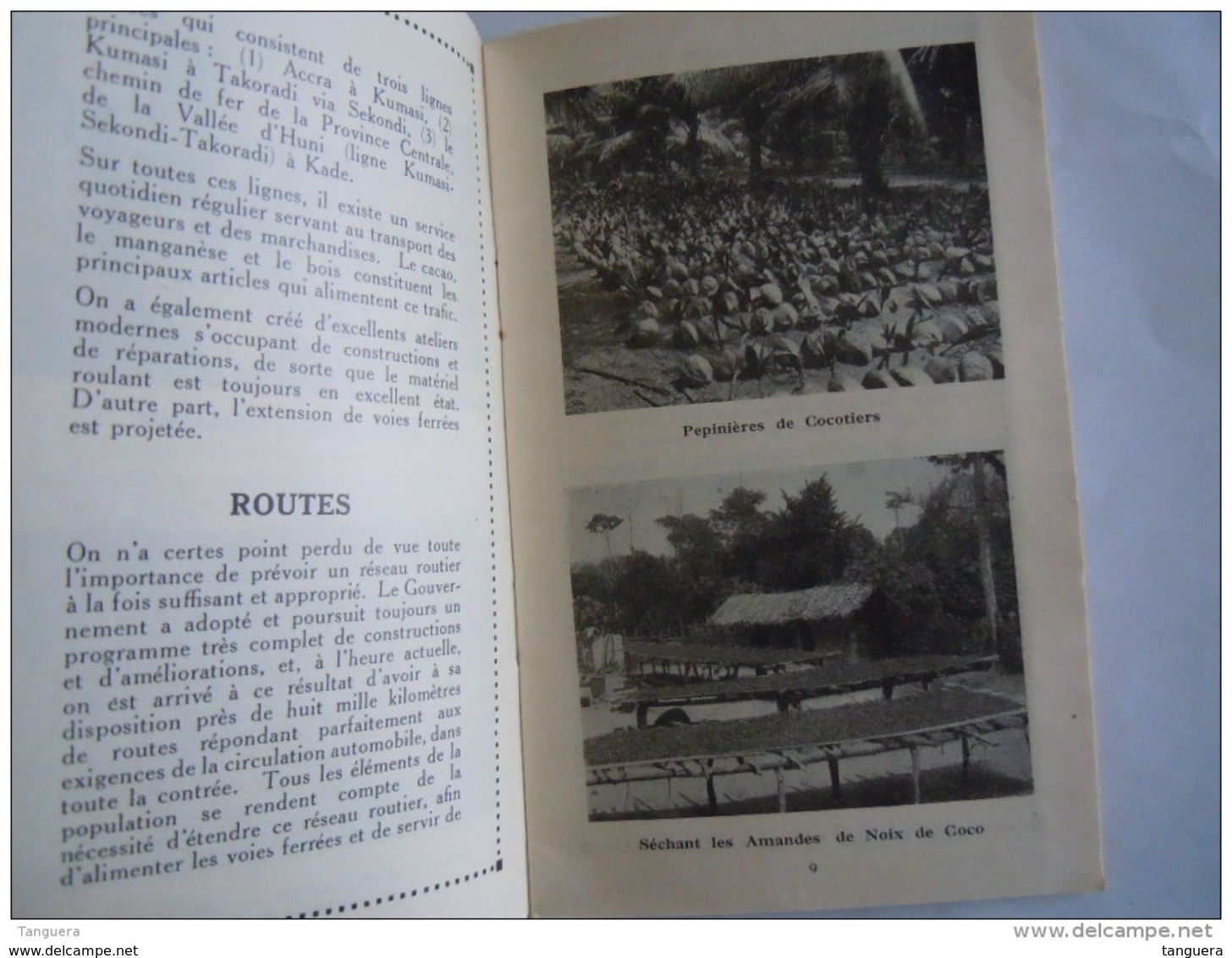 Côte D'Or Un Des Merveilleux Pays De L'Afrique Equatoriale Ca 1930 26 P. 2 Cartes 1 Plan Cacao Cocotiers Accra Kumasi - Toeristische Brochures