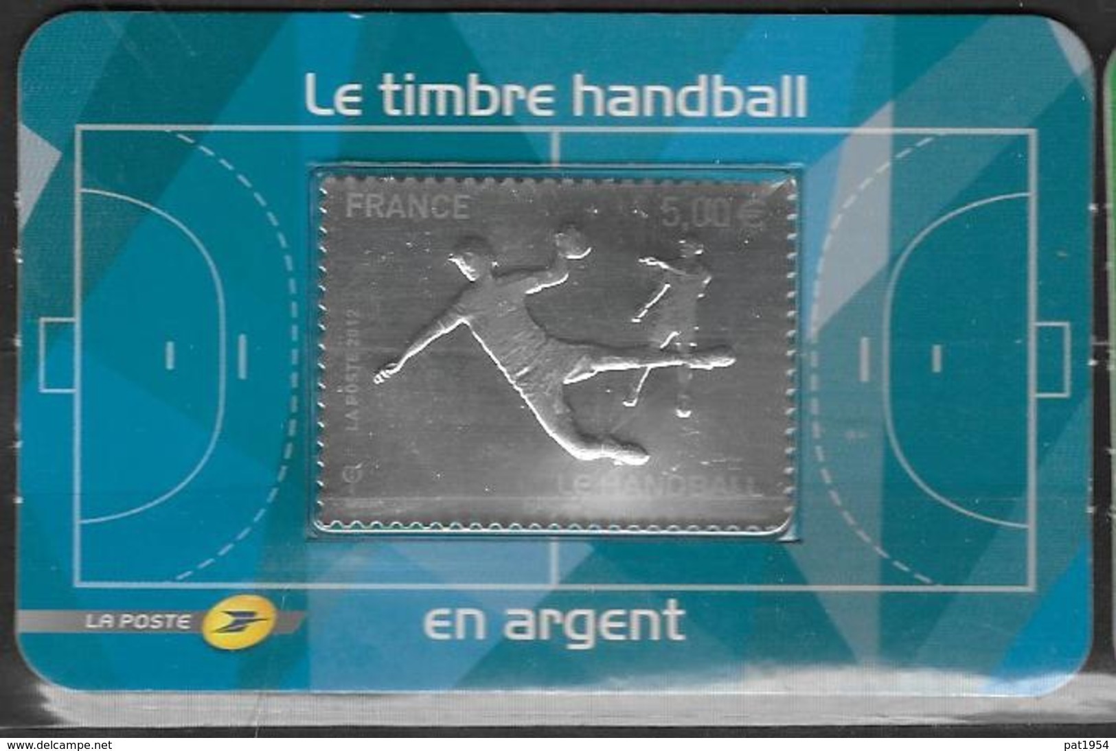 France 2012 Timbre Adhésif N° 738 Neuf Handball En Argent à La Faciale - Autres & Non Classés