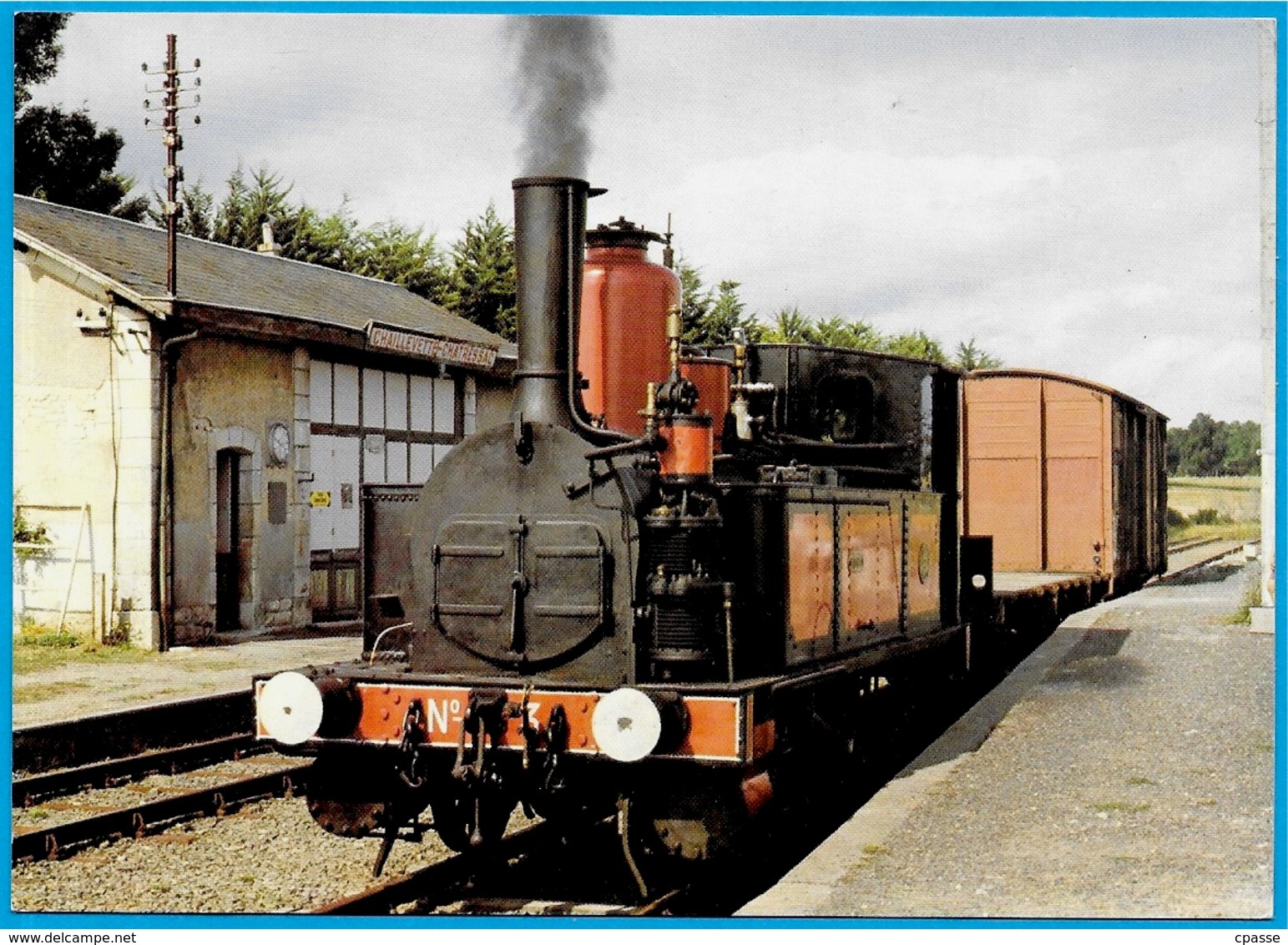 CPM 17 Charente-Maritime (Lot De 2) Train Touristique De La Seudre SAUJON - LA TREMBLADE ** Locomotive Loco à Vapeur - Other & Unclassified