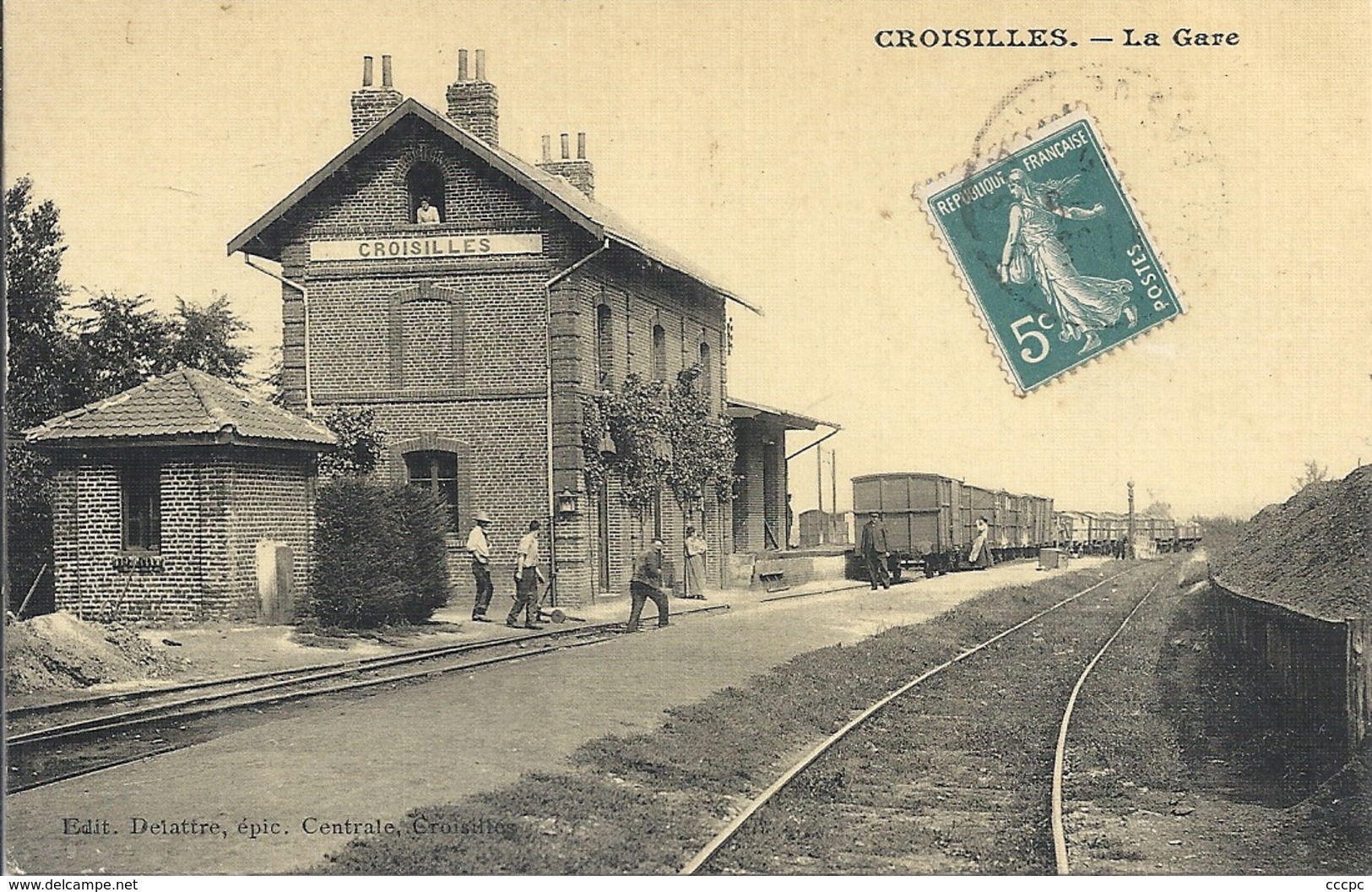 CPA Croisilles La Gare - Croisilles