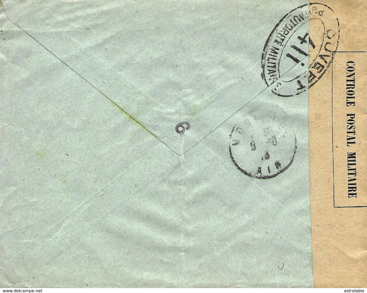 Perfin CL Cover. Perfore Sur Lettre. Suisse 1916 Censure. Voir 2 Scan - Perforiert/Gezähnt