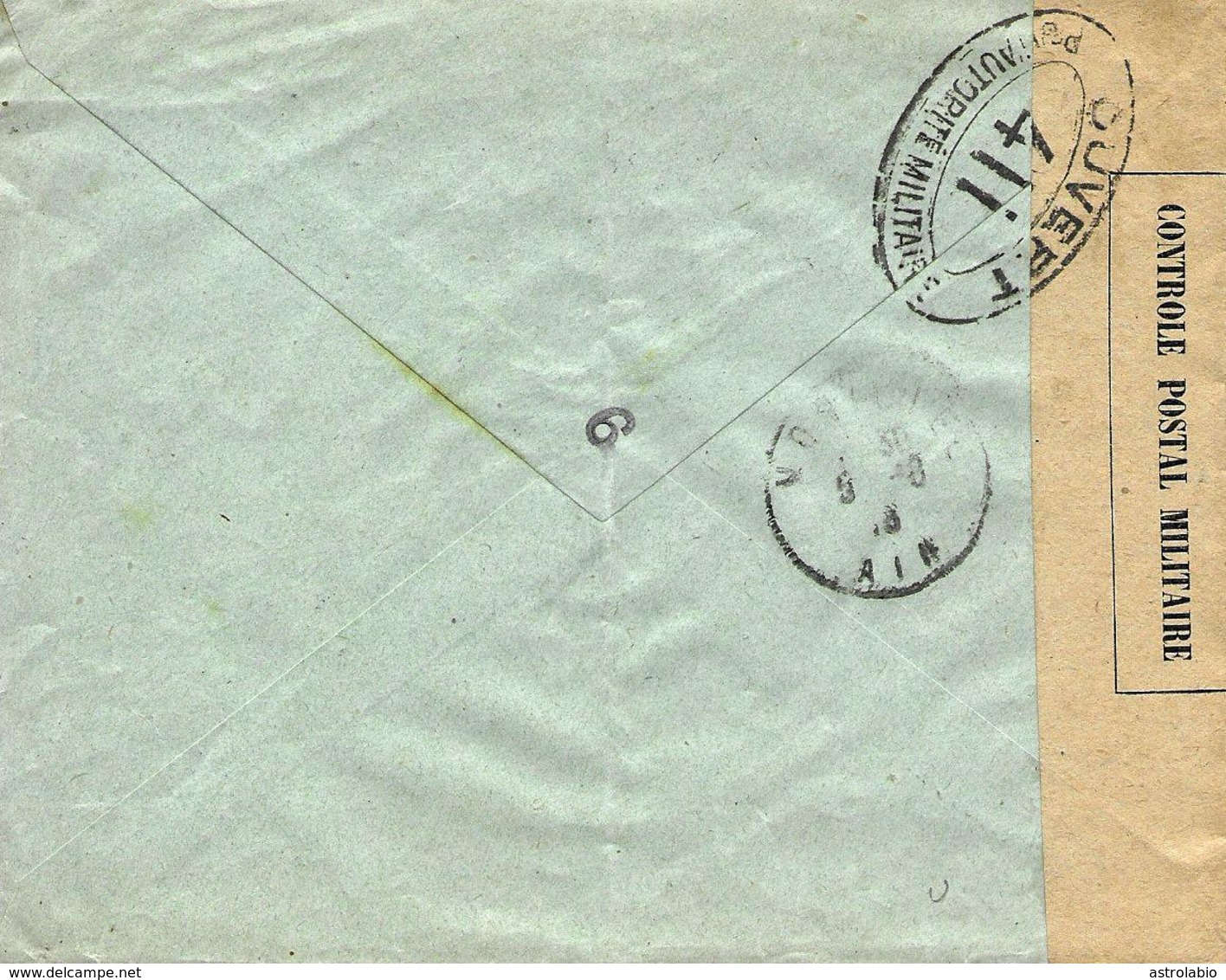 Perfin CL Cover. Perfore Sur Lettre. Suisse 1916 Censure. Voir 2 Scan - Perforadas