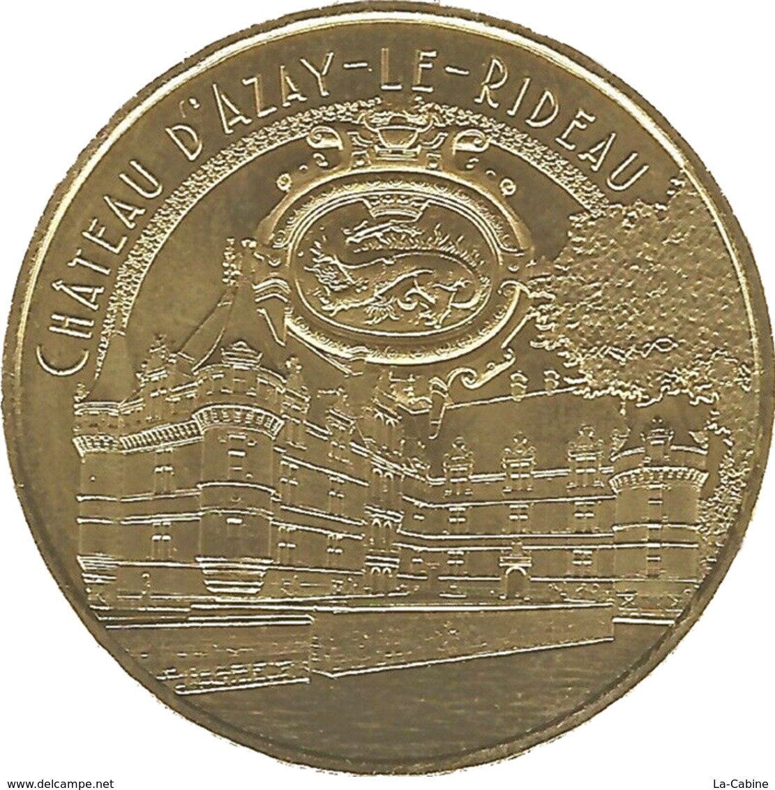 AZAY-LE-RIDEAU DEPT 37 INDRE ET LOIRE MÉDAILLE MONNAIE DE PARIS 2019 JETON TOURISTIQUE MEDALS TOKENS COINS - 2019