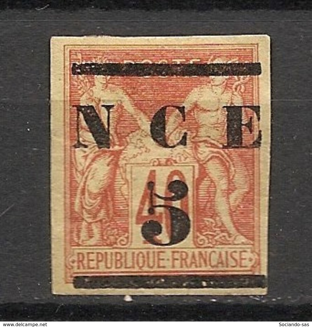 Nouvelle Calédonie - 1883-84 - N°Yv. 6 - 5 Sur 40c Rouge - Neuf * / MH VF - Neufs