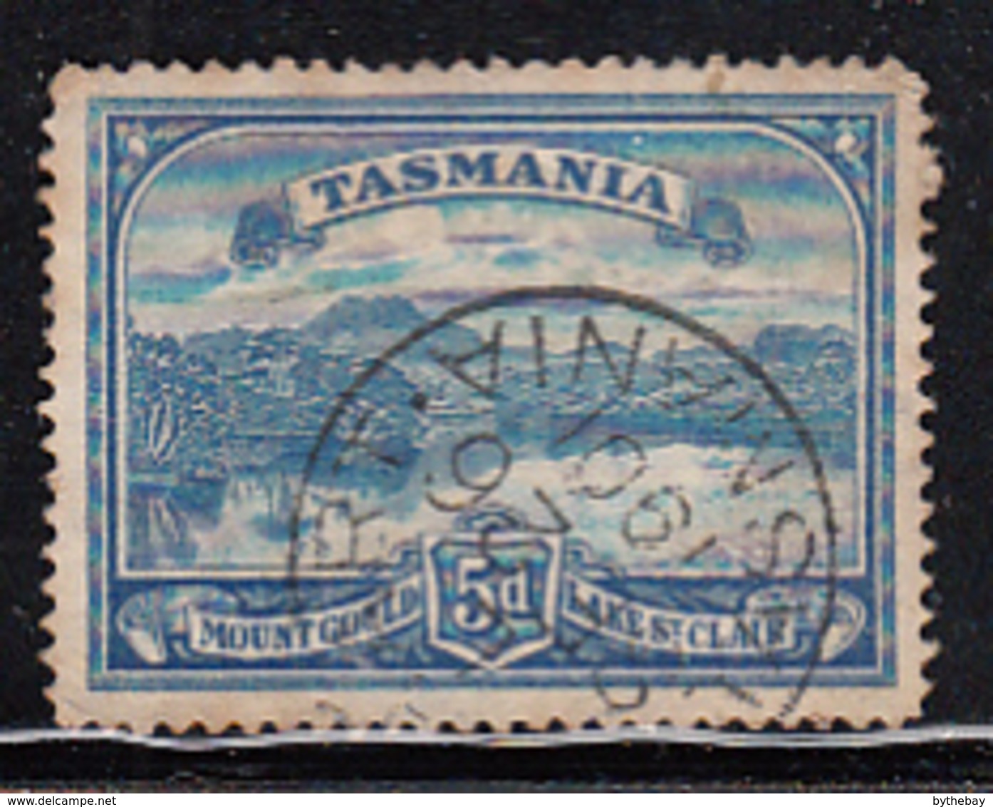 Tasmania 1899-1900 Used Sc 92 5p Mount Gould, Lake St. Clair CDS Hobart SE 26 1901 - Oblitérés