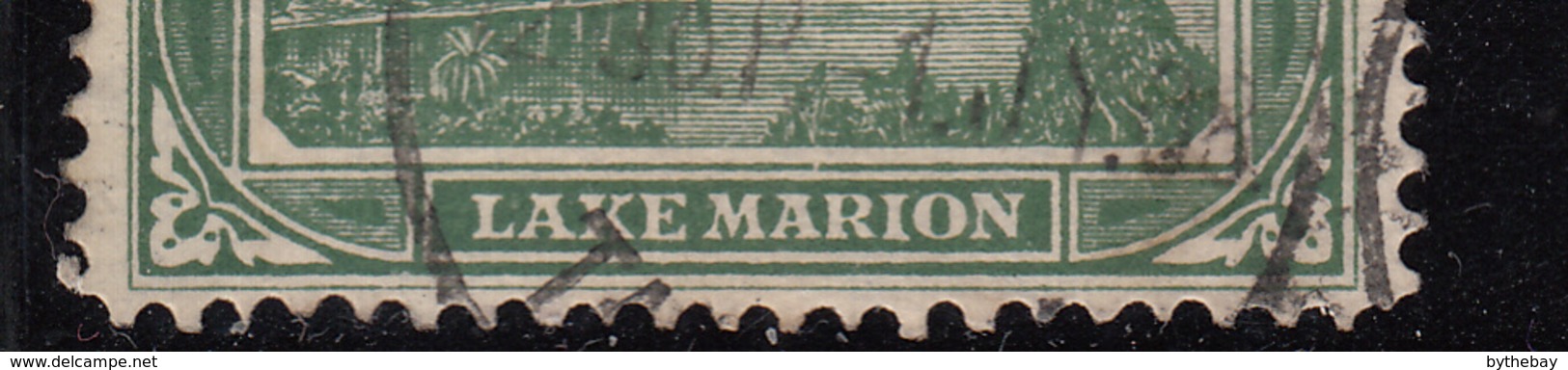 Tasmania 1902-1903 Used Sc 94 1/2p Lake Marion Variety Break In Line Above 'AR' - Usados