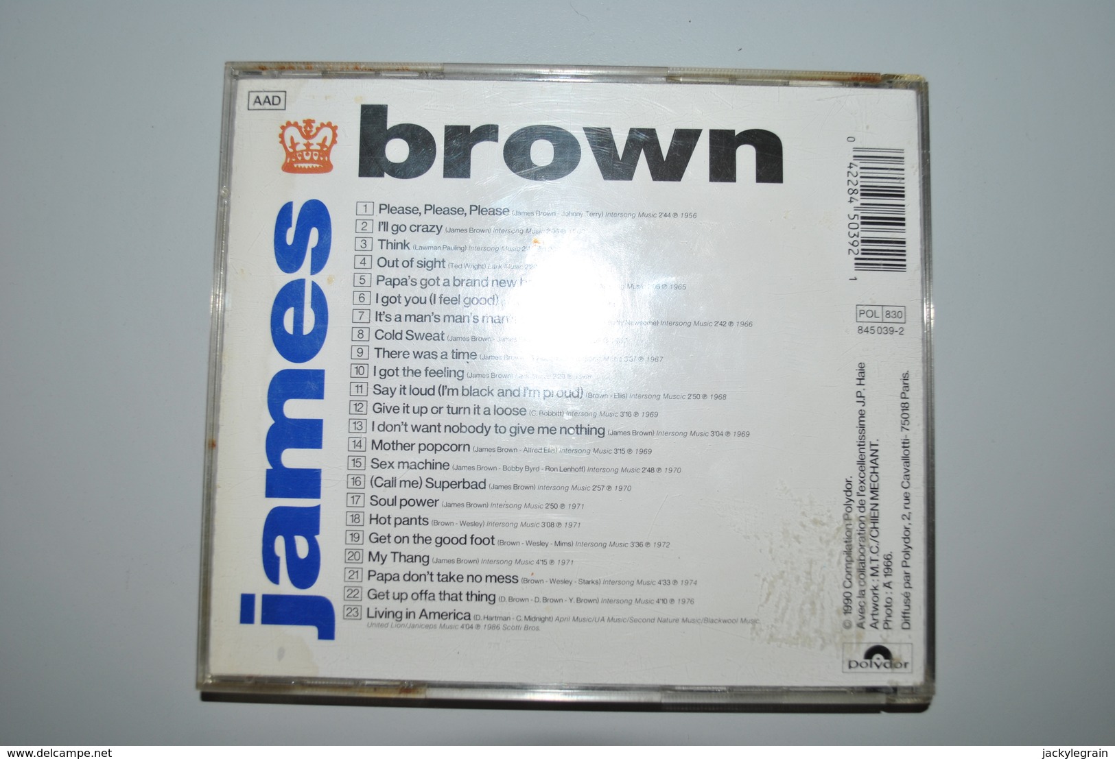 James Brown "Dance Machine" Etat Correct (griffes Superficielles) Vente En Belgique Uniquement Envoi Bpost 2,50 € - Soul - R&B
