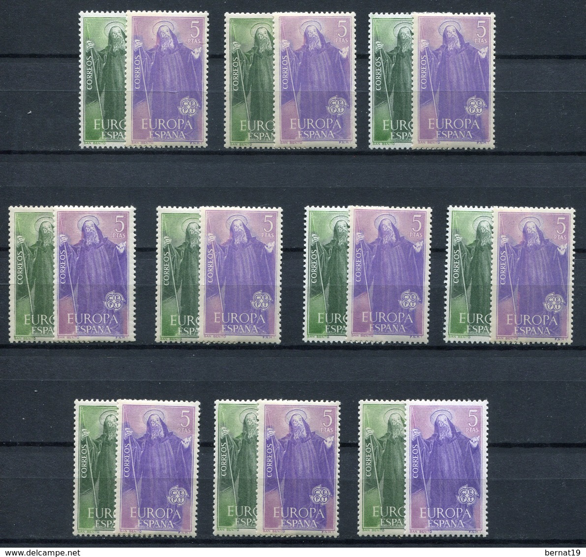 España 1965. Edifil 1675-76 X 10** MNH. - Full Sheets